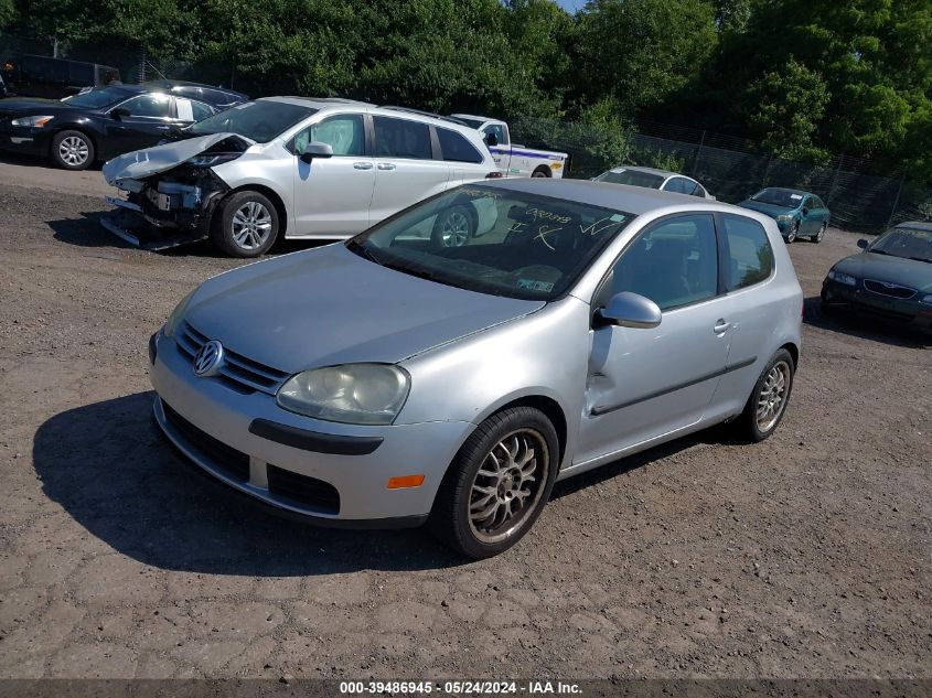 2009 Volkswagen Rabbit S VIN: WVWBB71K59W030343 Lot: 39486945