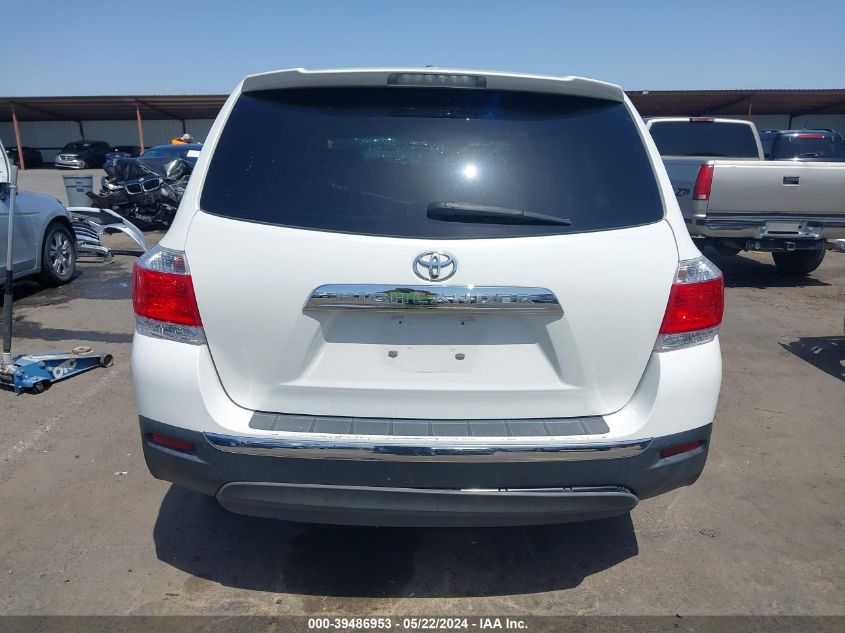 2011 Toyota Highlander VIN: 5TDZA3EH6BS013243 Lot: 39486953