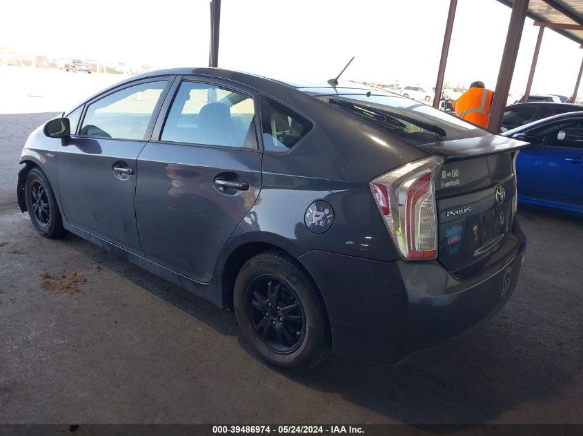 2012 Toyota Prius Two VIN: JTDKN3DUXC5423393 Lot: 39486974