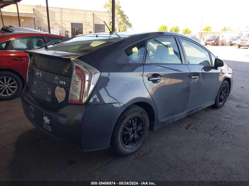 2012 Toyota Prius Two VIN: JTDKN3DUXC5423393 Lot: 39486974