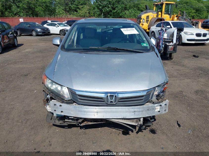 2012 Honda Civic Ex-L VIN: 2HGFB2F9XCH532198 Lot: 39486980