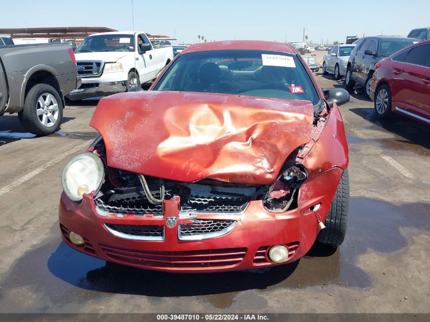 2003 Dodge Neon Sxt VIN: 1B3ES56C53D176006 Lot: 39487010