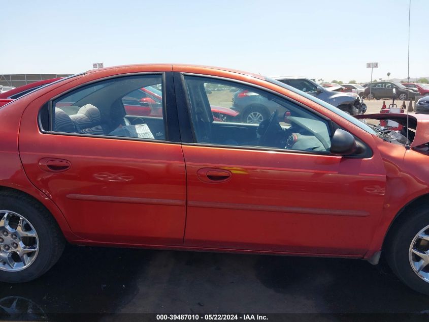 2003 Dodge Neon Sxt VIN: 1B3ES56C53D176006 Lot: 39487010