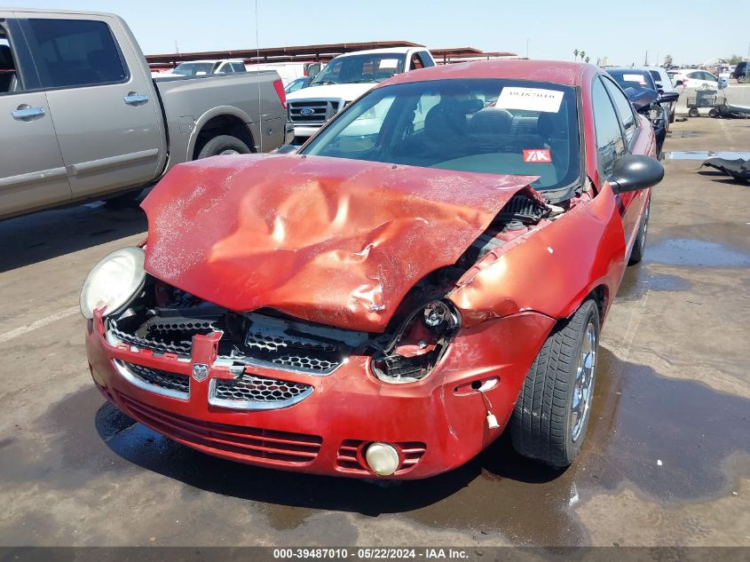 2003 Dodge Neon Sxt VIN: 1B3ES56C53D176006 Lot: 39487010