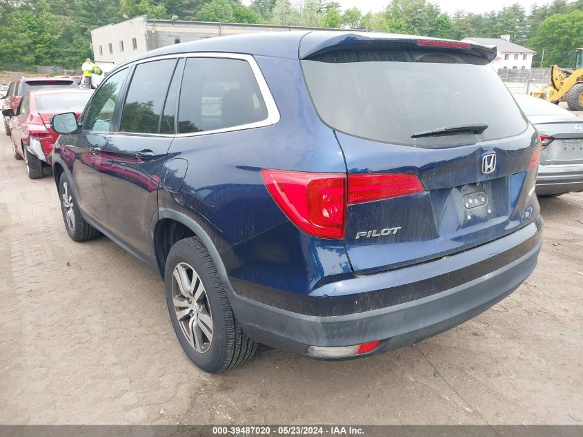 2016 Honda Pilot Ex-L VIN: 5FNYF6H55GB060033 Lot: 39487020