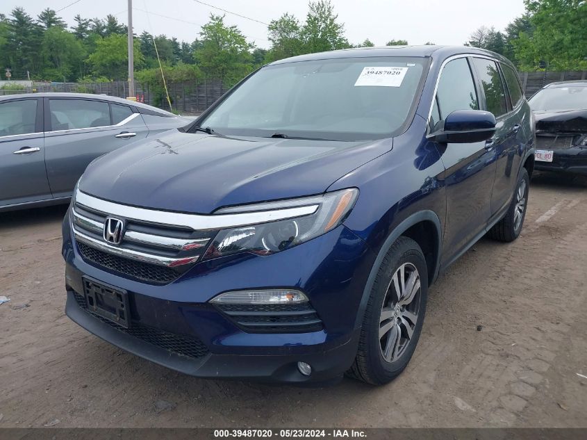 2016 Honda Pilot Ex-L VIN: 5FNYF6H55GB060033 Lot: 39487020