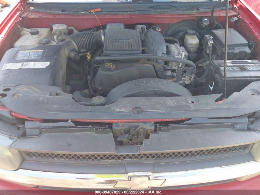 2002 Chevrolet Trailblazer Lt VIN: 1GNDT13S622251065 Lot: 39487029