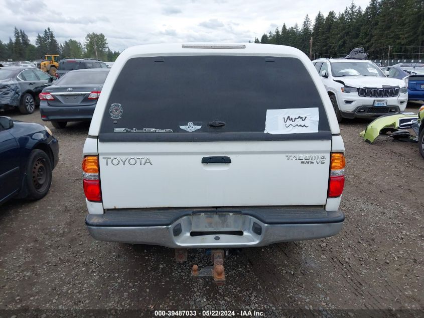 2002 Toyota Tacoma Base V6 VIN: 5TEWN72N72Z065508 Lot: 39487033