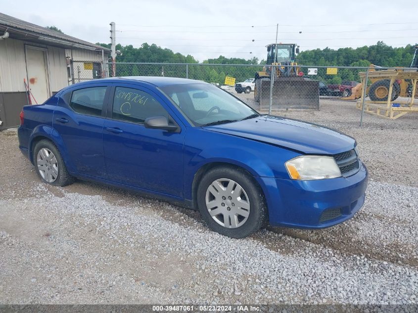 2014 Dodge Avenger Se VIN: 1C3CDZAB3EN115891 Lot: 39487061