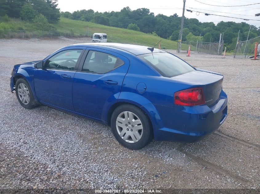 2014 Dodge Avenger Se VIN: 1C3CDZAB3EN115891 Lot: 39487061