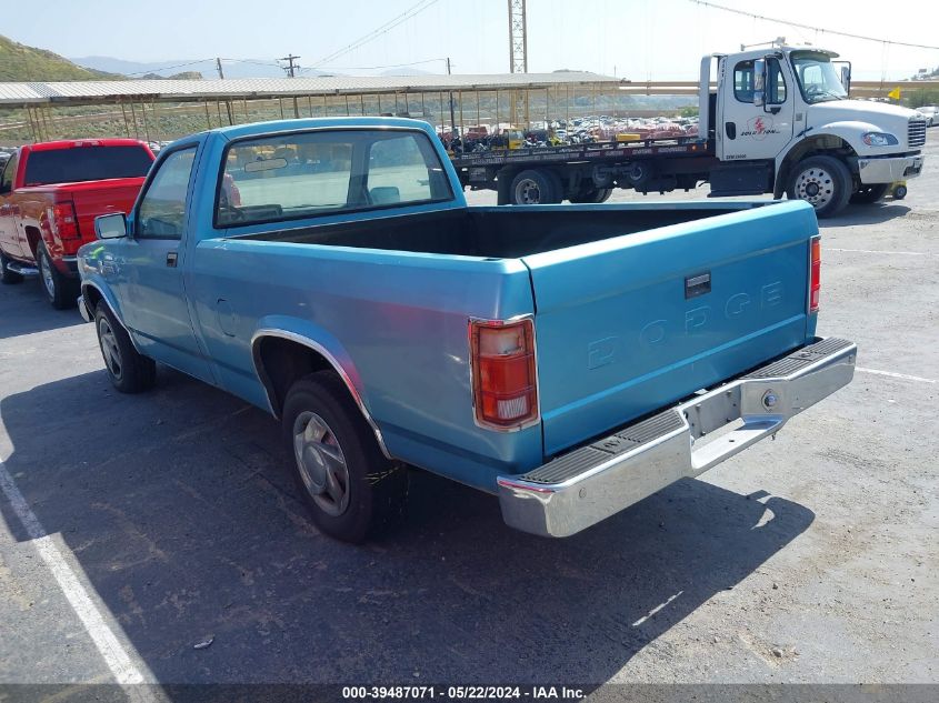 1988 Dodge Dakota VIN: 1B7GN14X7JS725002 Lot: 39487071