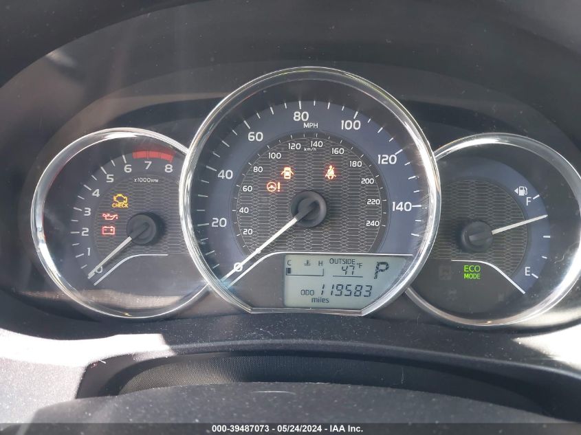 2014 Toyota Corolla Le Eco Plus VIN: 2T1BPRHE8EC154364 Lot: 39487073