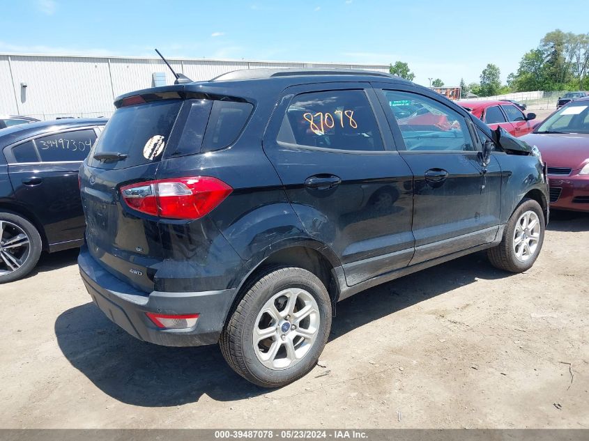 2018 Ford Ecosport Se VIN: MAJ6P1UL2JC227857 Lot: 39487078