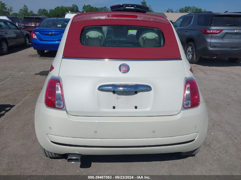 2012 Fiat 500C Pop VIN: 3C3CFFDR5CT310387 Lot: 39487083