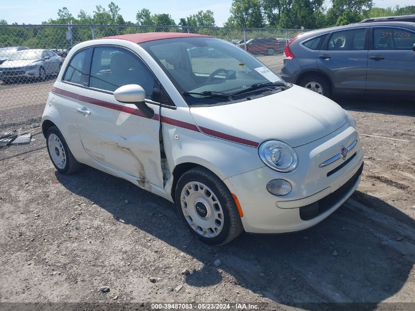 2012 Fiat 500C Pop VIN: 3C3CFFDR5CT310387 Lot: 39487083