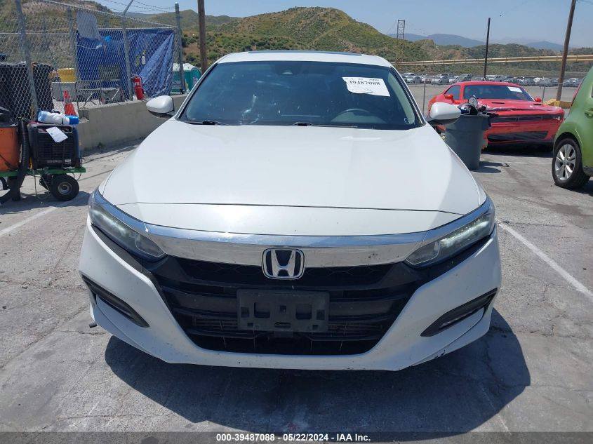 2018 Honda Accord Ex VIN: 1HGCV1F47JA145600 Lot: 39487088