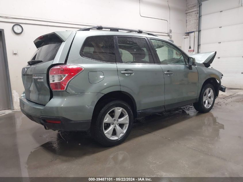 2016 Subaru Forester 2.5I Limited VIN: JF2SJAHC9GH459227 Lot: 39487101