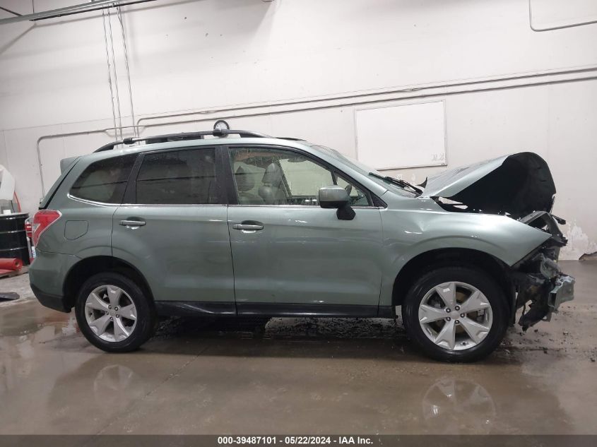 2016 Subaru Forester 2.5I Limited VIN: JF2SJAHC9GH459227 Lot: 39487101