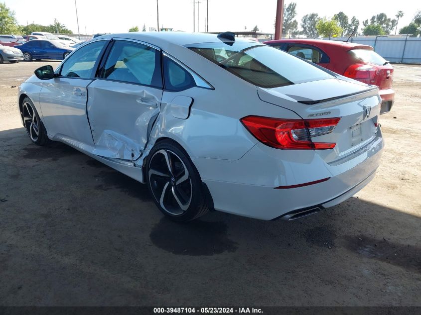 2022 Honda Accord Sport VIN: 1HGCV1F36NA096628 Lot: 39487104