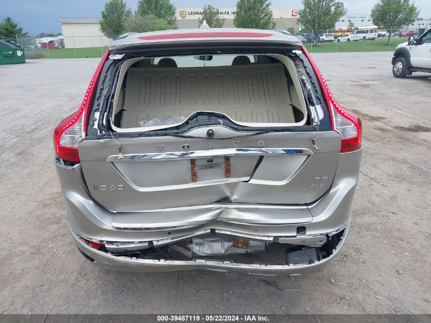 2015 Volvo Xc60 T5/T5 Premier VIN: YV4612RK8F2723872 Lot: 39487119