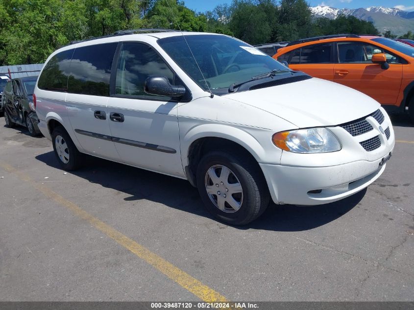 2003 Dodge Grand Caravan Se VIN: 2D4GP24383R188337 Lot: 39487120