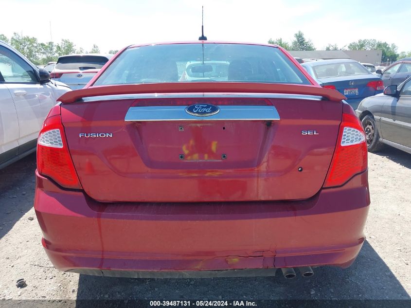 2010 Ford Fusion Sel VIN: 3FAHP0JA7AR152130 Lot: 39487131