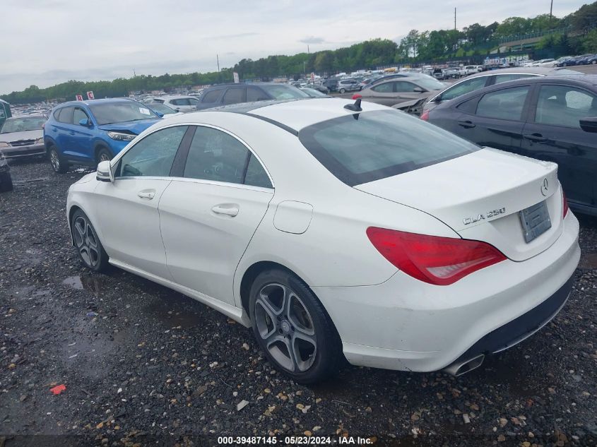 2014 Mercedes-Benz Cla 250 VIN: WDDSJ4EBXEN041890 Lot: 39487145