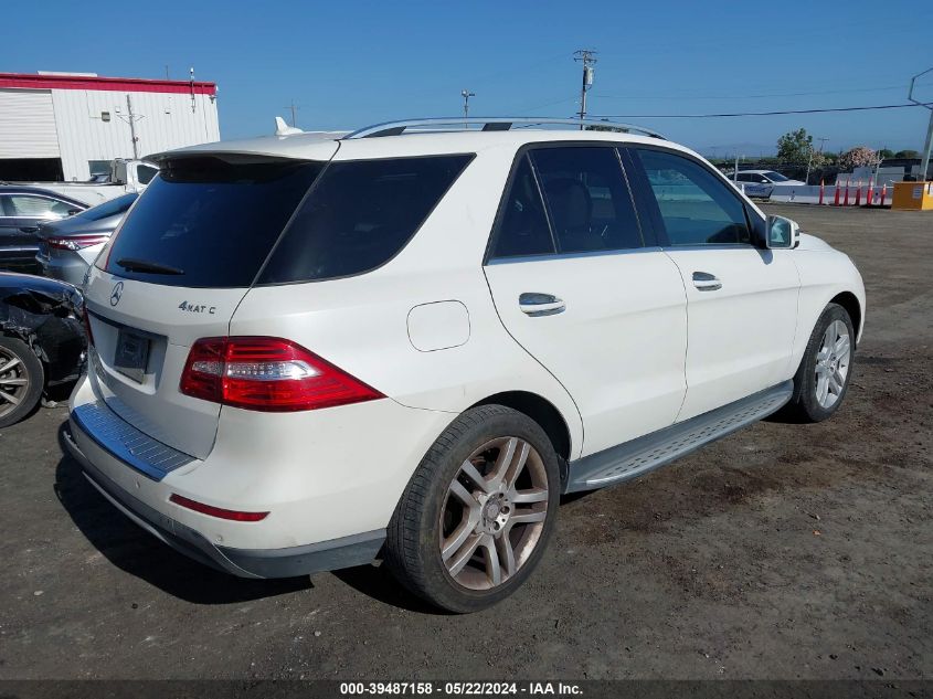 2014 Mercedes-Benz Ml 350 VIN: 4JGDA5JB6EA324157 Lot: 39487158