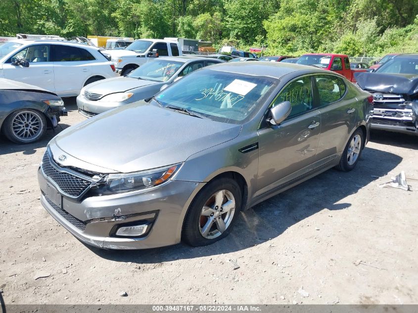 2015 Kia Optima Lx VIN: 5XXGM4A75FG463085 Lot: 39487167