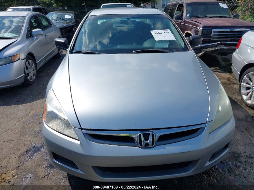 2006 Honda Accord 2.4 Vp VIN: 1HGCM56186A008169 Lot: 39487169