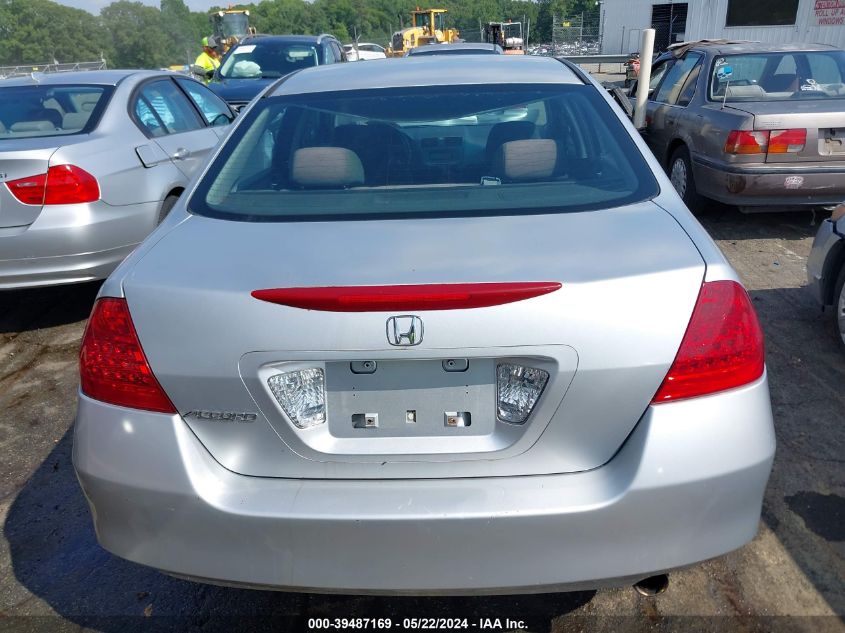 2006 Honda Accord 2.4 Vp VIN: 1HGCM56186A008169 Lot: 39487169