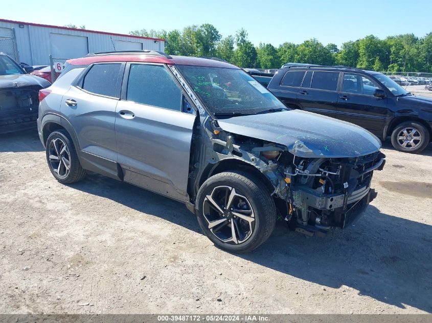 2022 Chevrolet Trailblazer Fwd Rs VIN: KL79MTSL4NB117061 Lot: 39487172