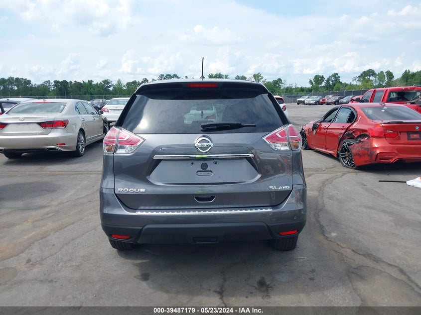 2015 Nissan Rogue Sl VIN: 5N1AT2MV3FC887934 Lot: 39487179