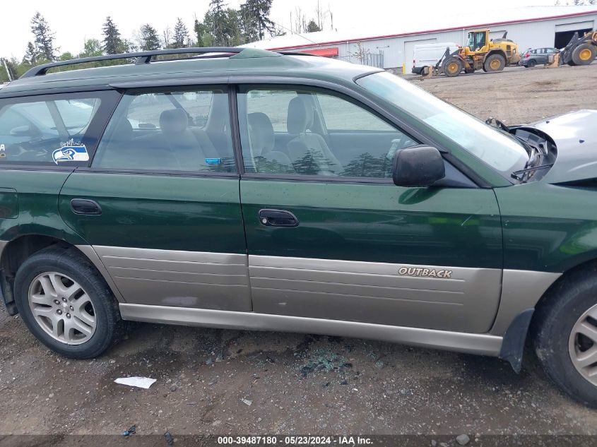 2000 Subaru Outback VIN: 4S3BH6656Y7605909 Lot: 39487180