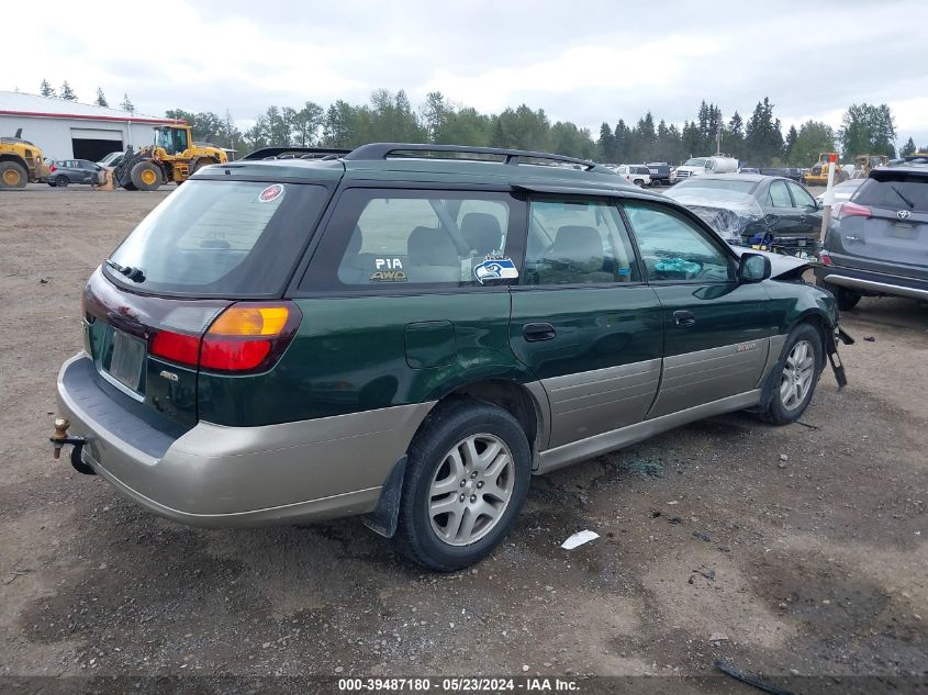 2000 Subaru Outback VIN: 4S3BH6656Y7605909 Lot: 39487180