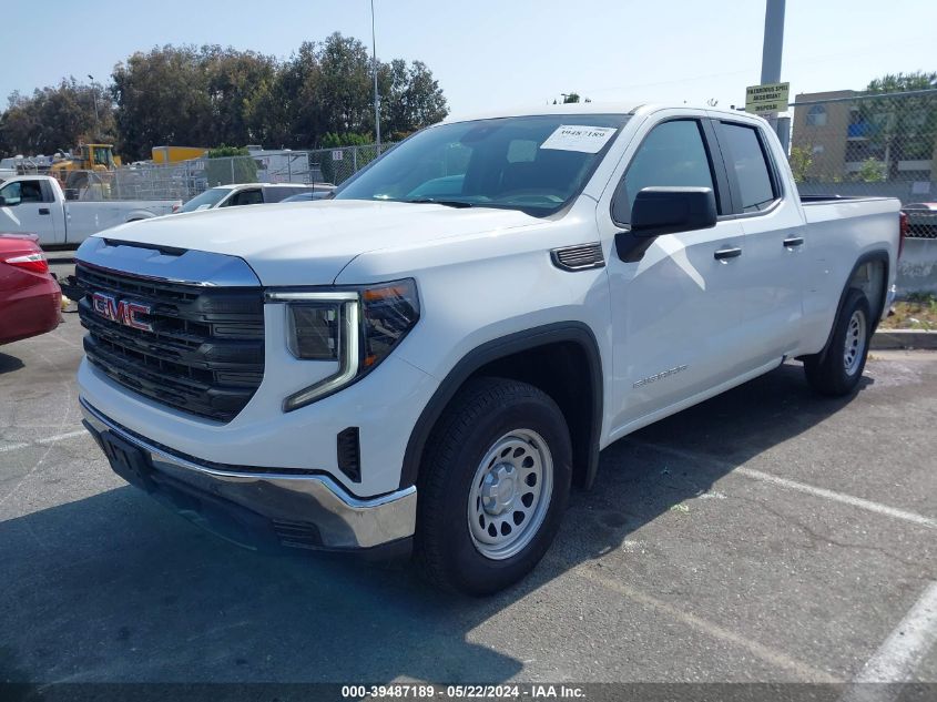 2023 GMC Sierra 1500 2Wd Double Cab Standard Box Pro VIN: 1GTRHAED0PZ211514 Lot: 39487189