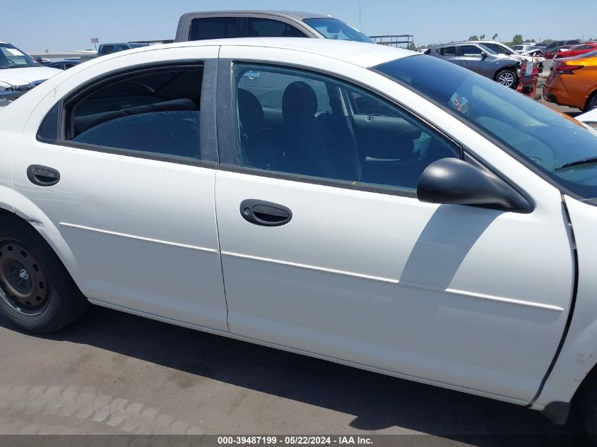 2004 Dodge Stratus Se VIN: 1B3EL36T84N420020 Lot: 39487199