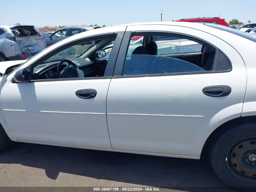 2004 Dodge Stratus Se VIN: 1B3EL36T84N420020 Lot: 39487199