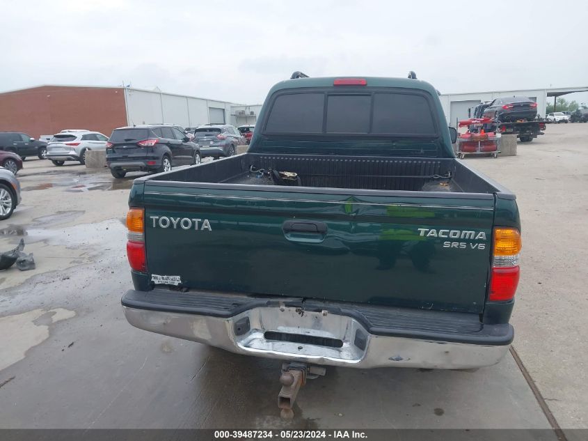 2002 Toyota Tacoma Base V6 VIN: 5TEHN72N42Z122725 Lot: 39487234