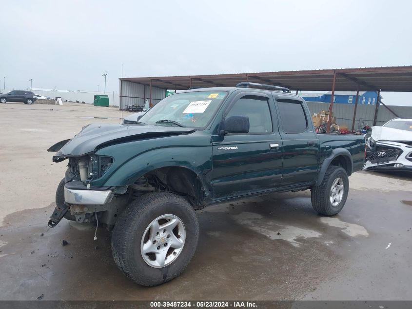 2002 Toyota Tacoma Base V6 VIN: 5TEHN72N42Z122725 Lot: 39487234