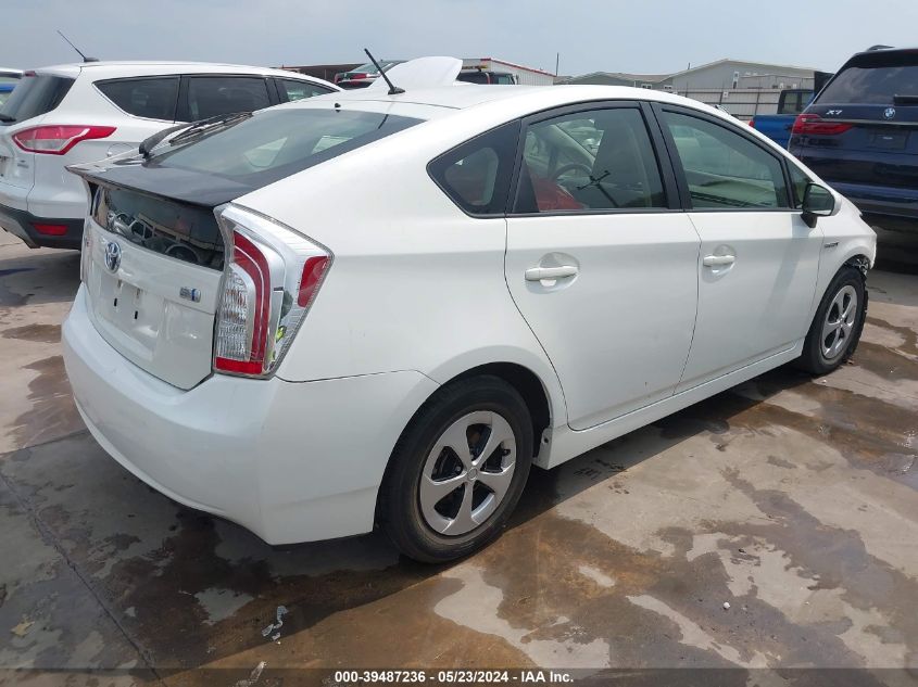 2015 Toyota Prius Two VIN: JTDKN3DU4F1945223 Lot: 39487236