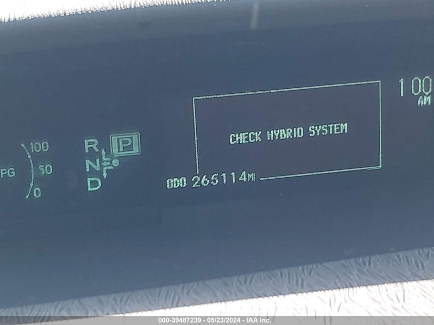 2010 Toyota Prius Ii VIN: JTDKN3DU4A1216602 Lot: 39487239