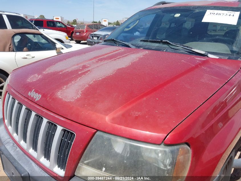 2004 Jeep Grand Cherokee Laredo VIN: 1J4GX48S94C218542 Lot: 39487244