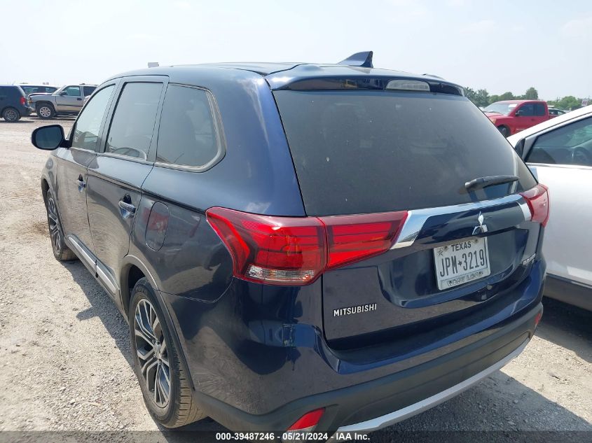 2017 Mitsubishi Outlander Se/Sel VIN: JA4AD3A38HZ018637 Lot: 39487246