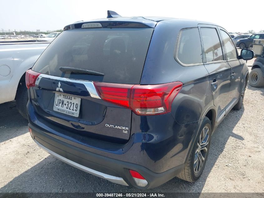 2017 Mitsubishi Outlander Se/Sel VIN: JA4AD3A38HZ018637 Lot: 39487246