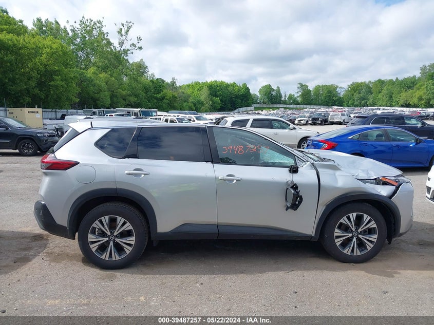 VIN JN8AT3BB8MW222997 2021 NISSAN ROGUE SV