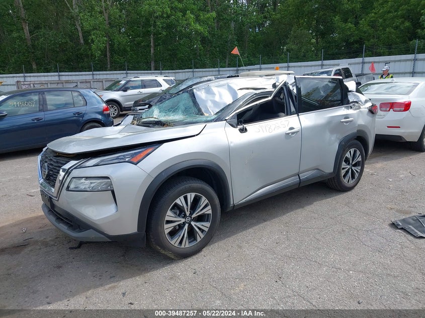 VIN JN8AT3BB8MW222997 2021 NISSAN ROGUE SV