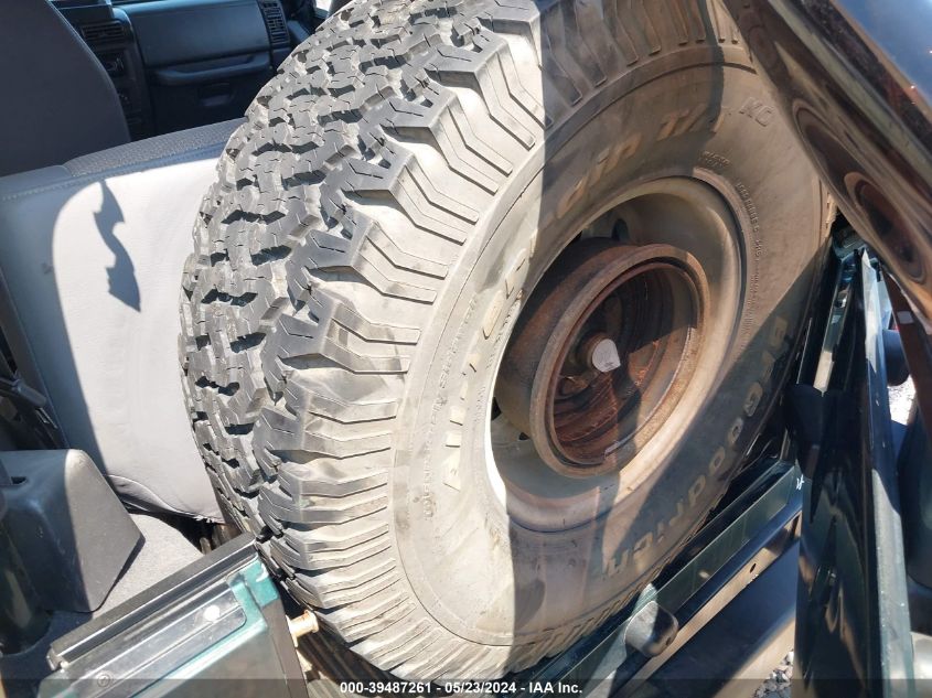 2001 Jeep Wrangler Se VIN: 1J4FA29P41P317866 Lot: 39487261