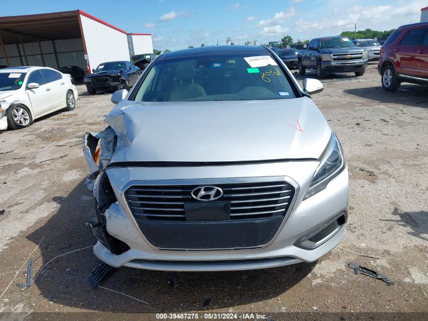 2017 Hyundai Sonata Hybrid Limited VIN: KMHE34L18HA046654 Lot: 39487275