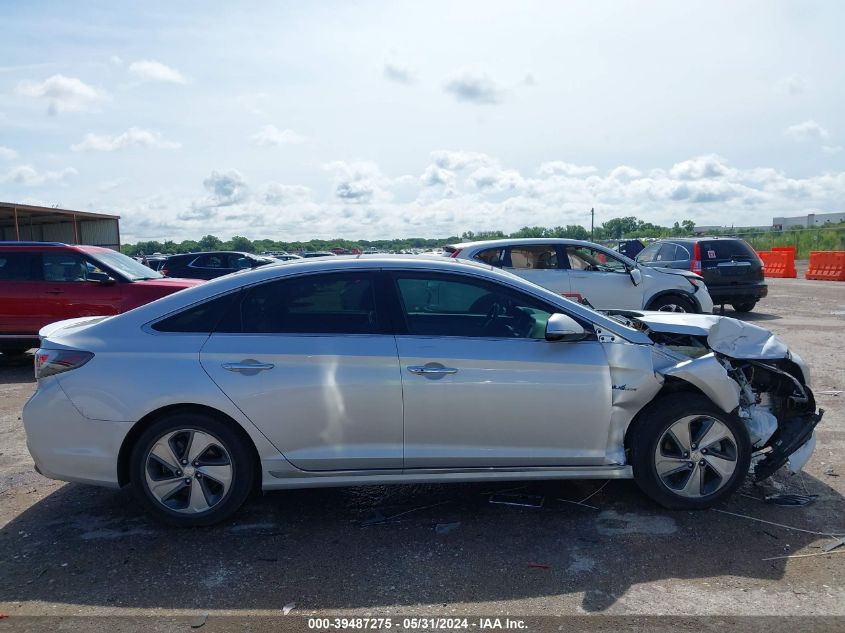 2017 Hyundai Sonata Hybrid Limited VIN: KMHE34L18HA046654 Lot: 39487275